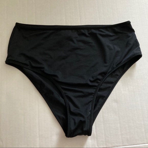 Cupshe Black high waist bikini bottom Plus Sz 2XL - Picture 10 of 16